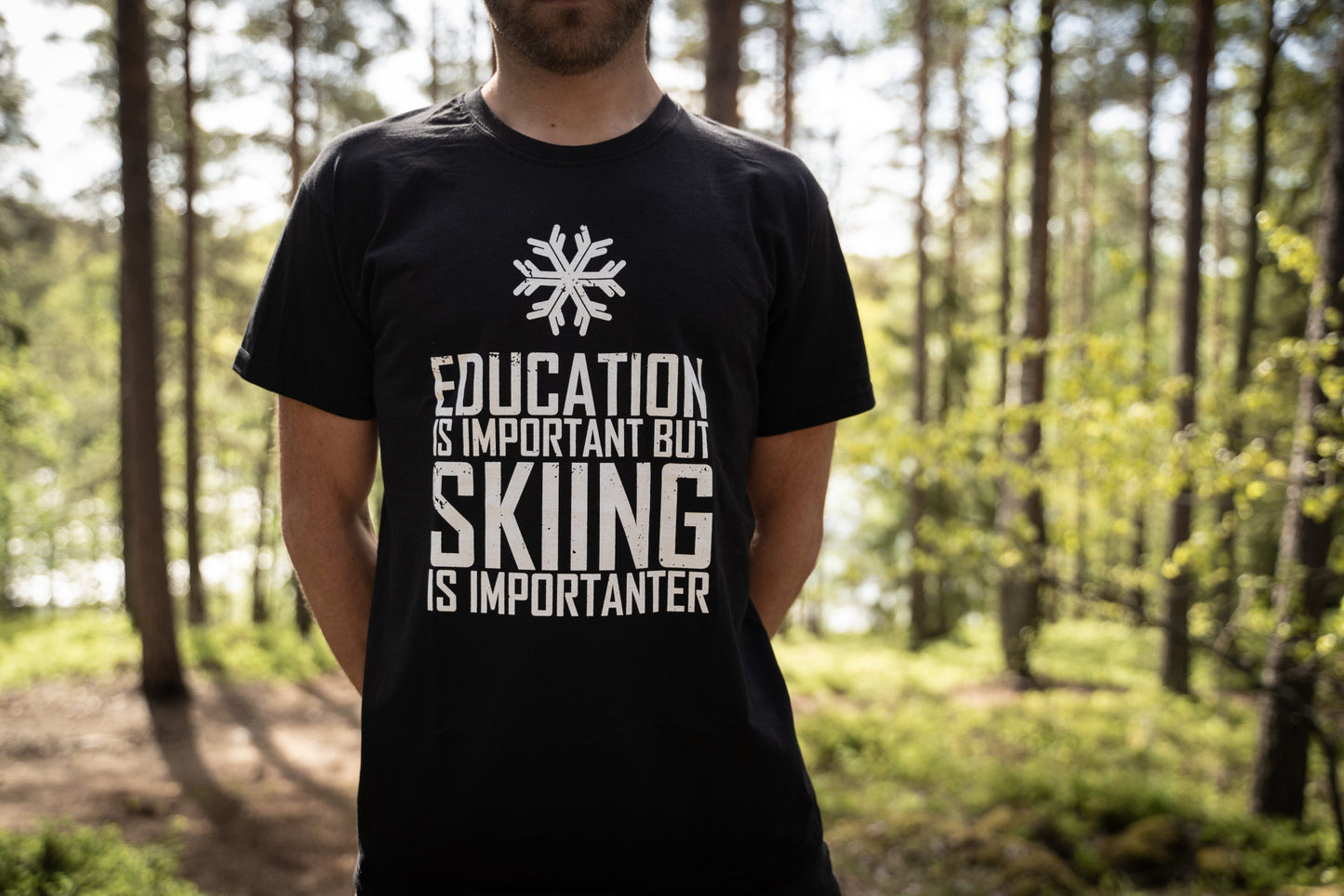Skiing is importanter T-shirt